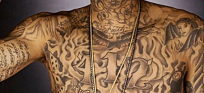 Wiz Khalifa's Tattoos Have Taken Over His Entire Body! – Football