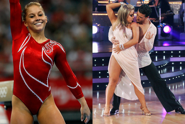 Shawn Johnson’s Wardrobe Malfunction on the Exercise Floor.